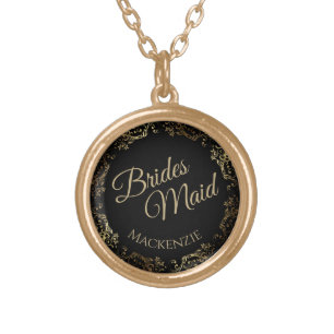 Bridesmaid Personalized Wedding Necklace Gift
