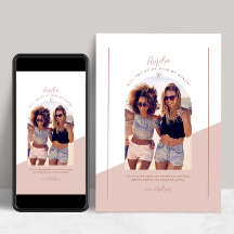 Bridesmaid Photo Personal Proposal Card