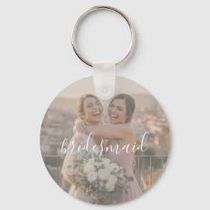 Bridesmaid Photo Strip 2 Pictures Proposal  Keychain