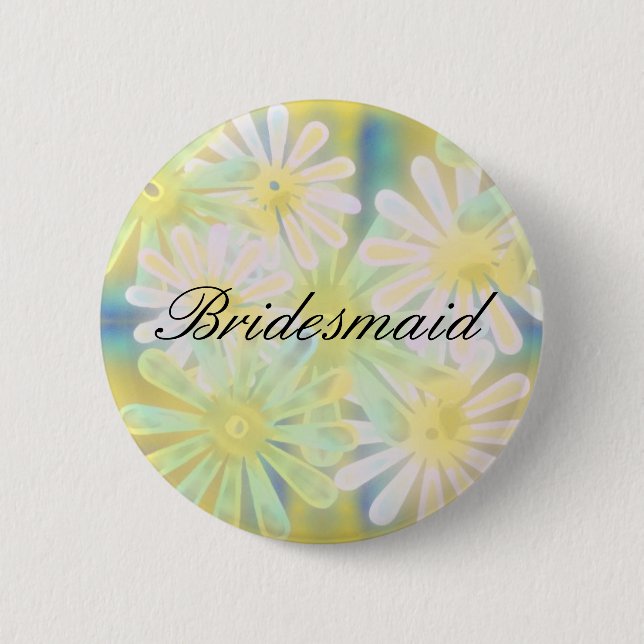 Bridesmaid Pinback Button (Front)