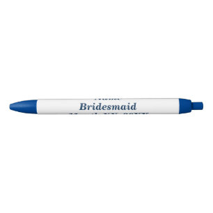 Bridesmaid Pink Mustache Pen