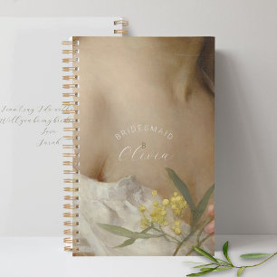 Bridesmaid Planner Romantic Vintage Personalized