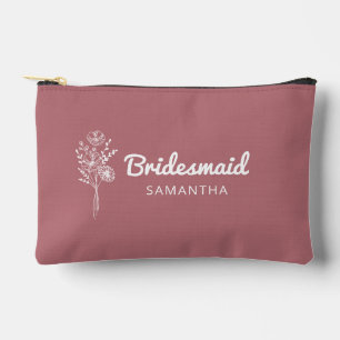 Bridesmaid Proposal Maid of honor Makeup Bag