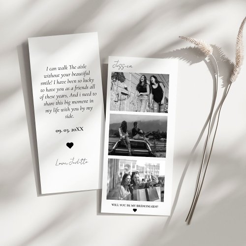 Bridesmaid Proposal Photo Strip Photo Booth Save The Date