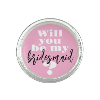 Bridesmaid proposal ring Will you be my bridesmaid