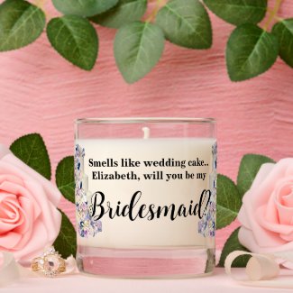 Bridesmaid Proposal Wedding Cake Script Jar