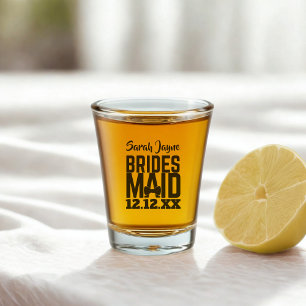 Bridesmaid Proposal Wedding Favor Shot Glass