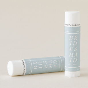 Bridesmaid Proposal Wedding Party Favors - Lip Balm