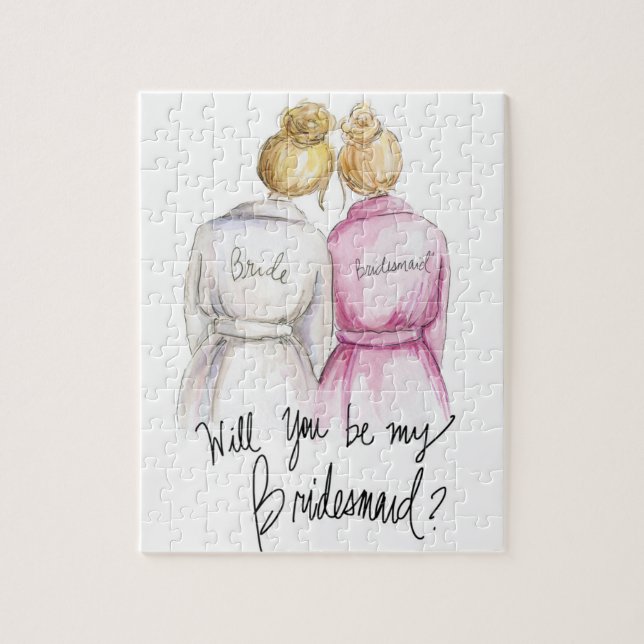 Bridesmaid? Puzzle Bl Bun Bride Bl Bun Maid (Vertical)