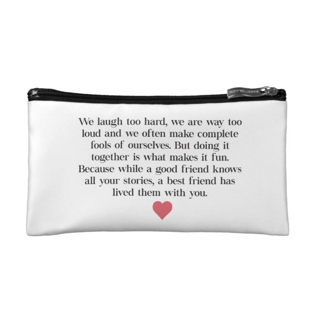 Bridesmaid Quote Clutch Bag (Front)