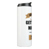 Bridesmaid Shirt Drunk Bachelorette Party Wedding Thermal Tumbler (Rotated Left)