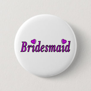 Bridesmaid Simply Love Button