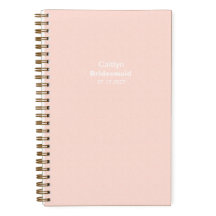 Bridesmaid Soft Peach Typographic