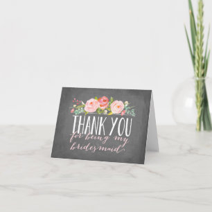 Bridesmaid Thank You   Bridesmaid