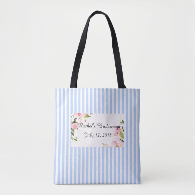 Bridesmaid tote bag monogram (Front)