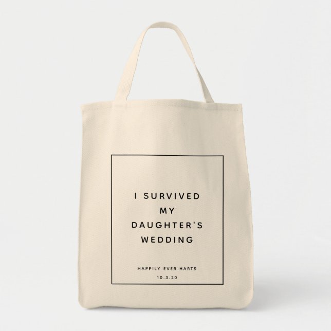 Bridesmaid Tote Gift Bag (Front)