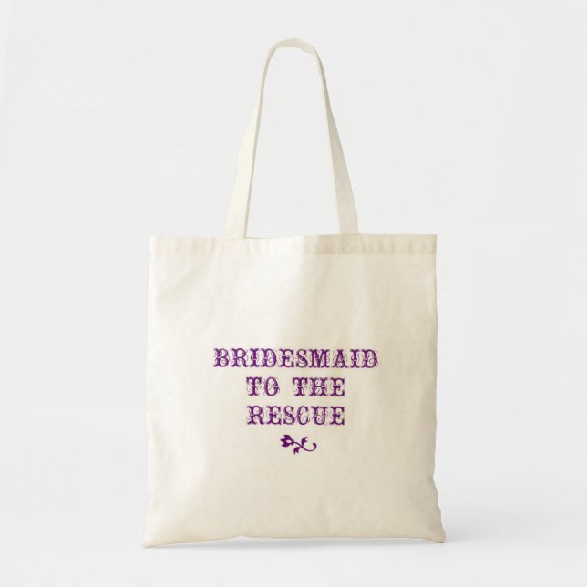 Bridesmaid Tote Purple (Front)