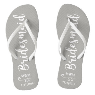 Wedding Sandals Flip Flops Zazzle