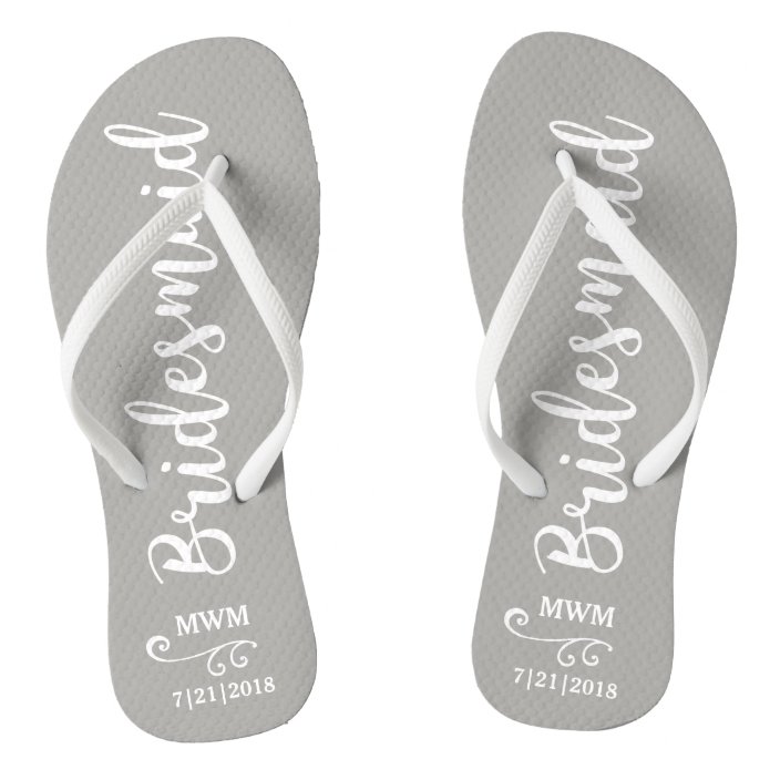 bridesmaid flip flops