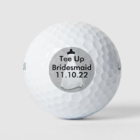 Bridesmaids Golf Ball Invite