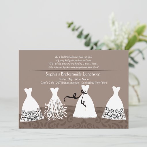 Bridesmaid's Lunch Invitation | Zazzle