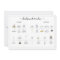 Bridesmaids Wedding Day Timeline of Events Program