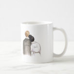 Bridesman? Black Bun Bride Blonde Man Coffee Mug<br><div class="desc">Ask your friends and family to stand beside you with a functional keepsake! On this mug, a Black Bun Bride is featured with her Blonde Bridesman. The back reads "Will you be my Bridesman?". I’m so excited to now be offering my very popular “Will you be my Bridesmaid?” design on...</div>