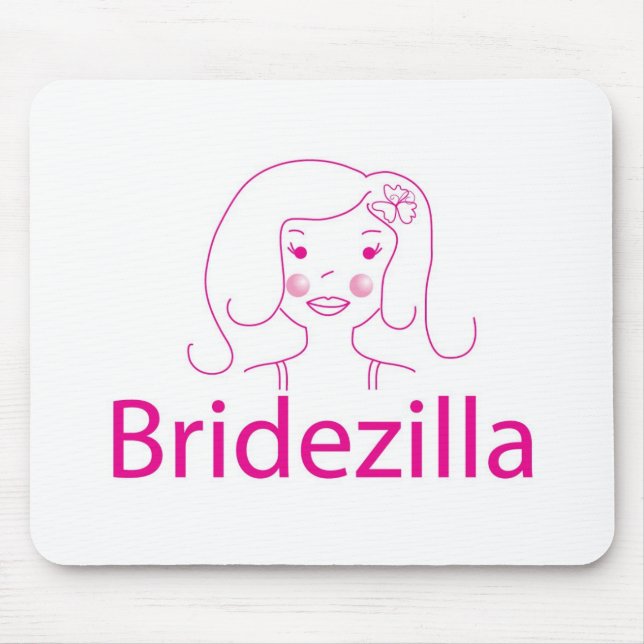 bridezilla mouse pad (Front)