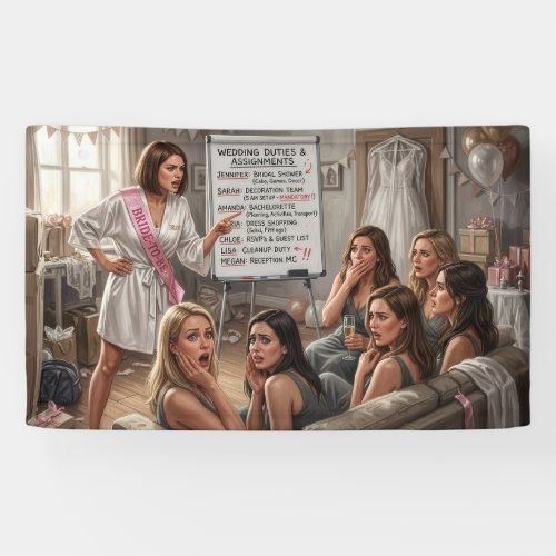 Bridezilla Plans a Wedding Banner
