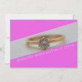 Bridezilla seeks partner in crime.... (Front)