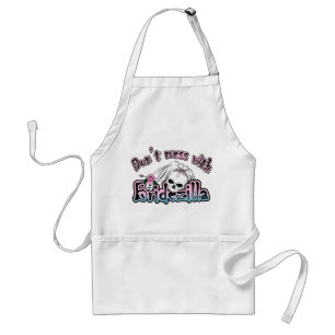 Bridezilla Skull Adult Apron