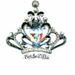 BrideZilla Tiara Sculpture<br><div class="desc">BrideZilla Tiara Sculpture... Great fun for wedding shower decor and cake tops!!!... Sure to get laughs and the scultptures also make a memorable fun gift! *Many other BrideZilla products!</div>