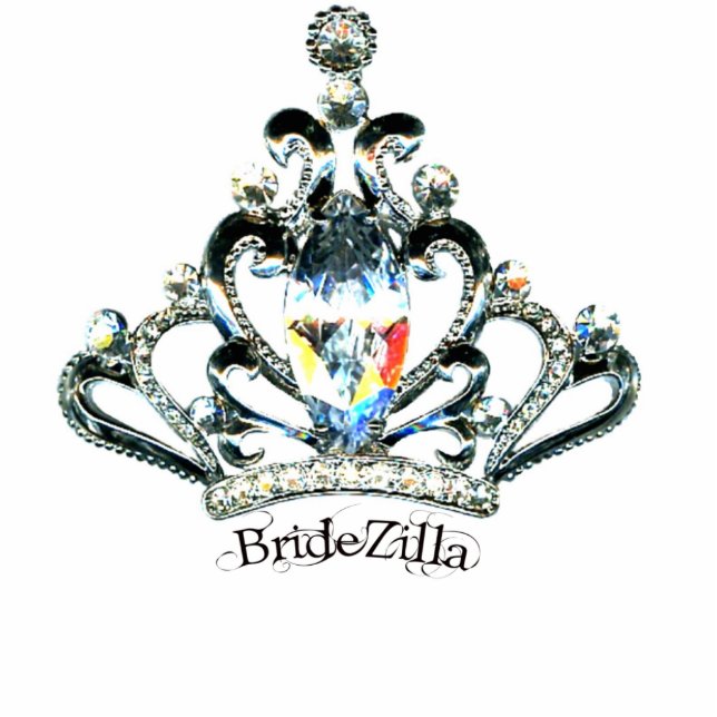 BrideZilla Tiara Sculpture (Front)