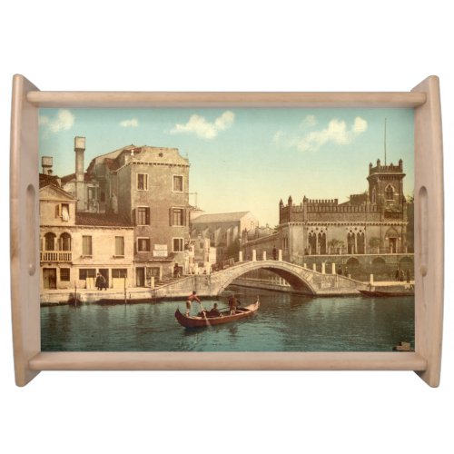 Bridge and Canal Venice Italy Serving Tray