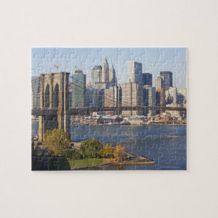 Bridge and Cityscape Jigsaw Puzzle