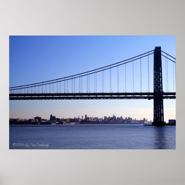 Bridge and NY Skyline Print (Front)