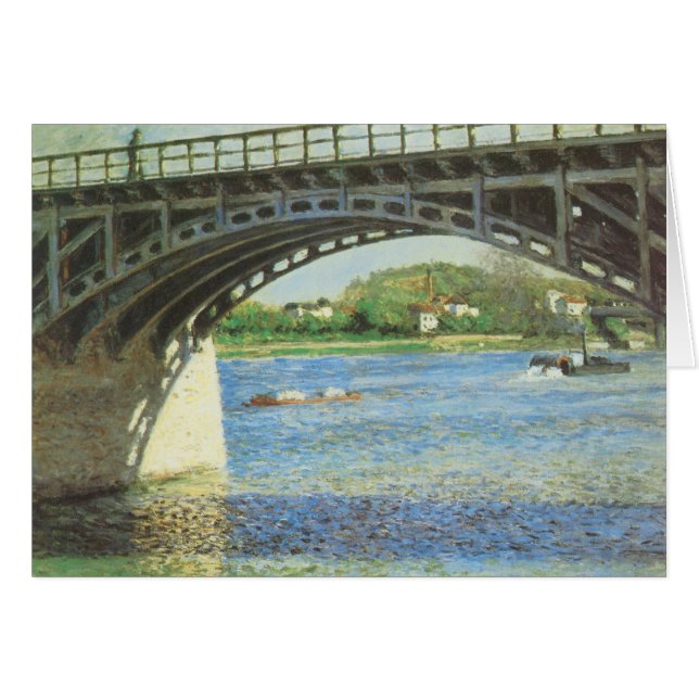 Bridge at Argenteuil by Gustave Caillebotte Cards (Front Horizontal)