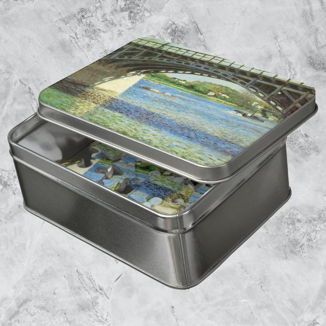 Bridge at Argenteuil by Gustave Caillebotte Jigsaw Puzzle (Creator Uploaded)