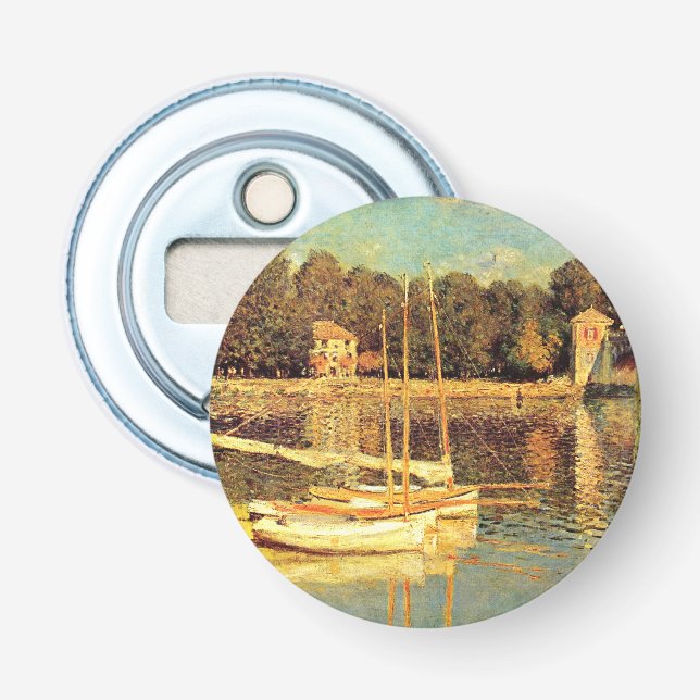 Bridge at Argenteuil Claude Monet    Bottle Opener (Front)