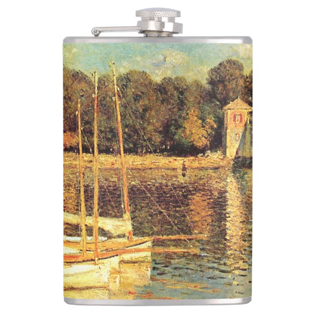 Bridge at Argenteuil Claude Monet     Flask (Front)