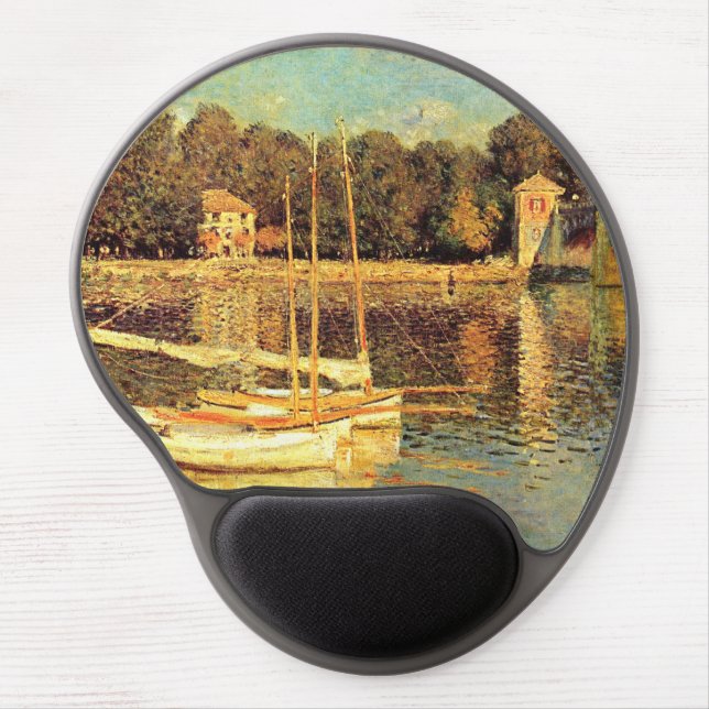 Bridge at Argenteuil Claude Monet     Gel Mouse Pad (Front)