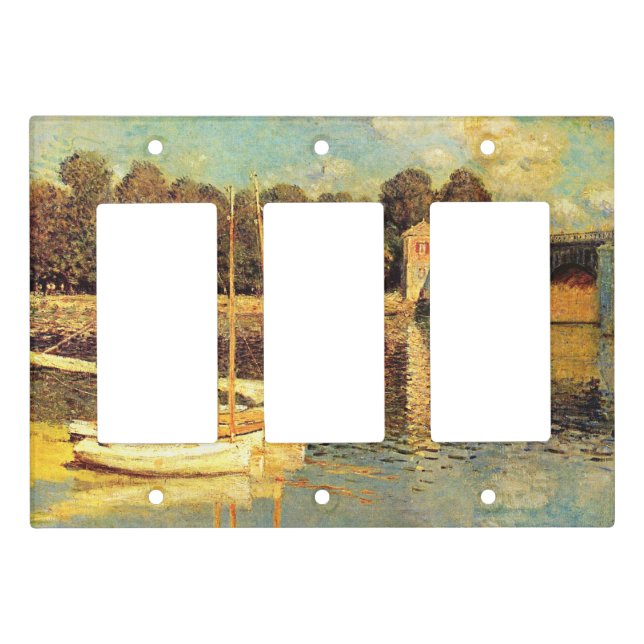 Bridge at Argenteuil Claude Monet    Light Switch Cover (Front)