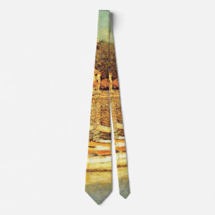 Bridge at Argenteuil Claude Monet Neck Tie