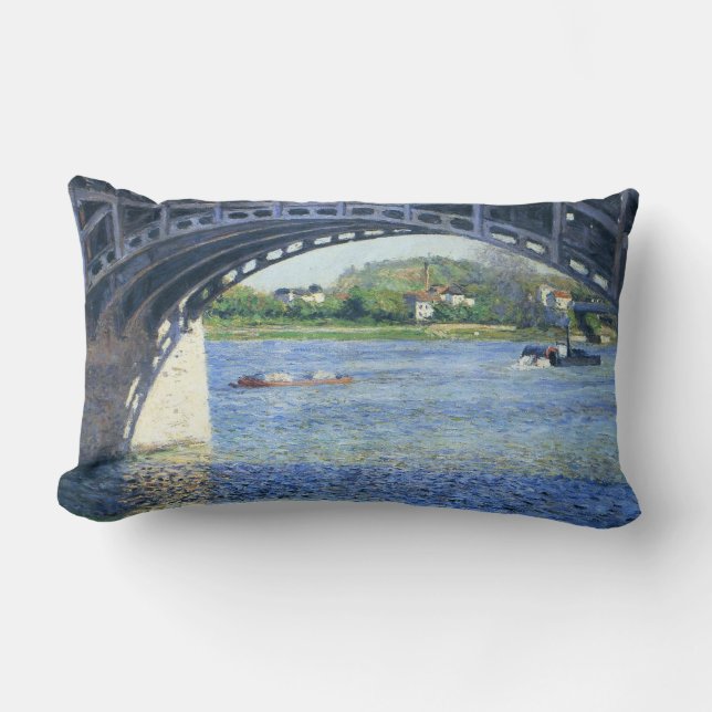 Bridge at Argenteuil Lumbar Pillow (Front)