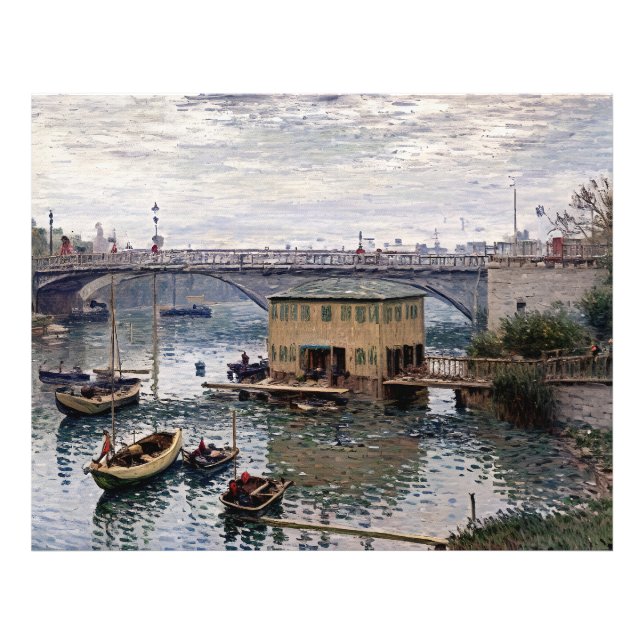 Bridge at Argenteuil on a Gray Day Photo Print (Front)