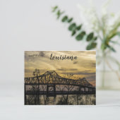 Bridge at Baton Rouge in Louisiana Postcard (Standing Front)