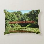 Bridge at Centennial Lake in Ellicott City Accent Pillow