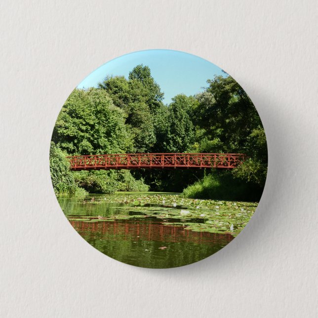 Bridge at Centennial Lake in Ellicott City Button (Front)