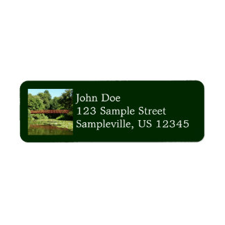 Bridge at Centennial Lake in Ellicott City Label