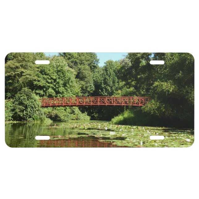 Bridge at Centennial Lake in Ellicott City License Plate (Front)